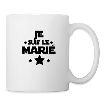 JE SUIS LE marié,citations,message - Mug blanc - blanc - Droite