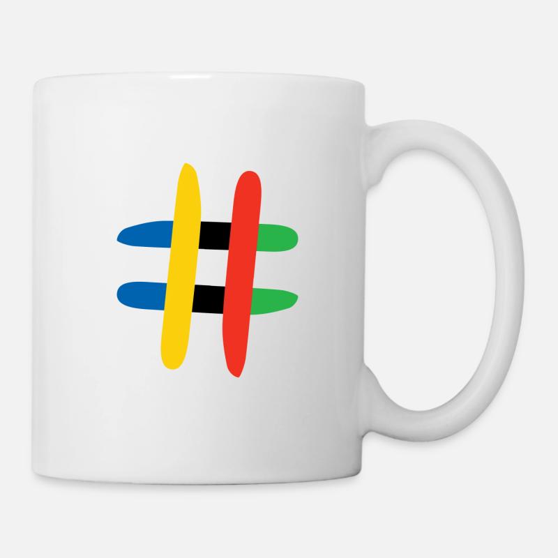 hashtag - Mug blanc - blanc