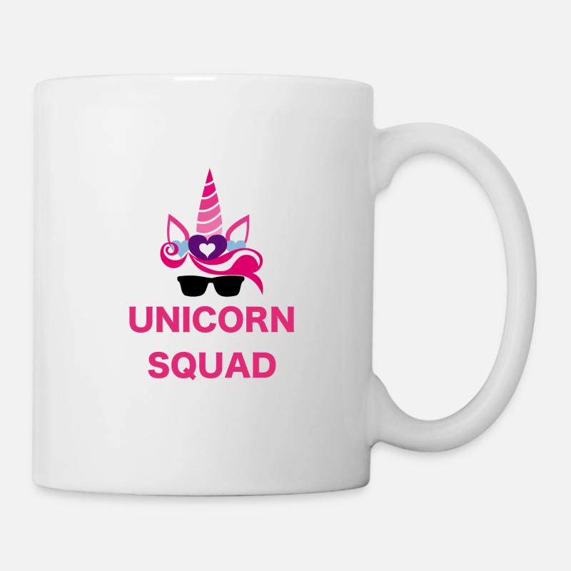 Unicorn Squad (Einhorn) - Tasse - Weiß