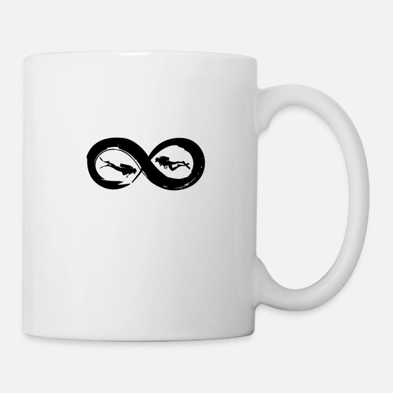 Infinity Tauchen - Unendlichkeit Tauchen - Tasse - Weiß