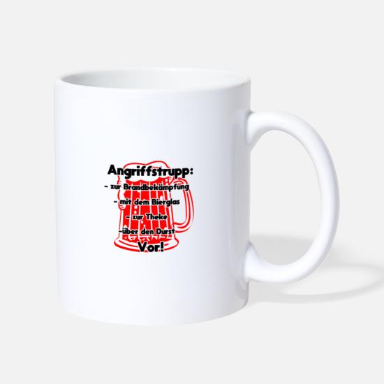 Firefighter Funny TShirt Attack Squad Drinking Festival' Mug | Spreadshirt