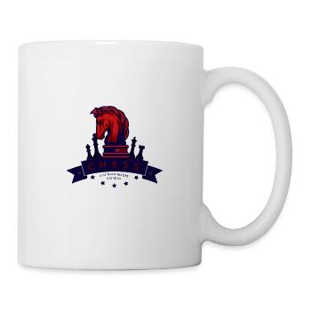 Chess chess pieces - Mug - white - Right