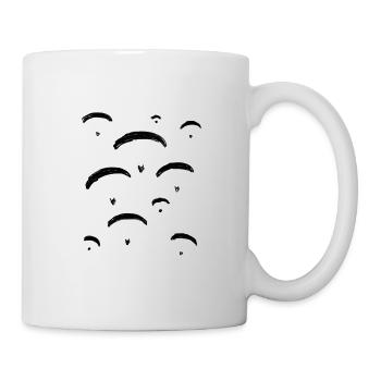 Paraglider Gift Tshirt Paragliding - Mug - white - Right