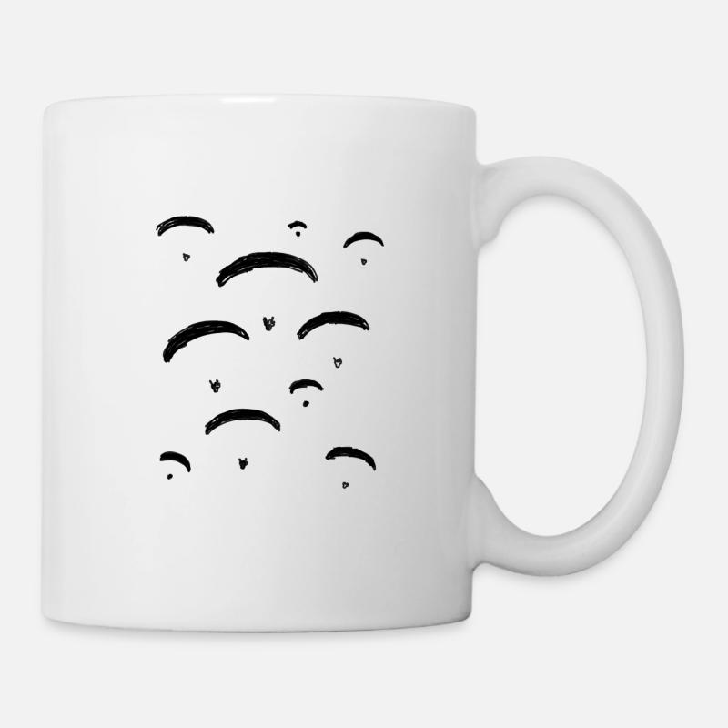 Gleitschirmflieger Geschenk Tshirt Paragliding - Tasse - Weiß