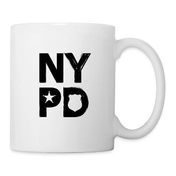 NYPD POLICE Geschenkidee - Tasse - Weiß - Rechts