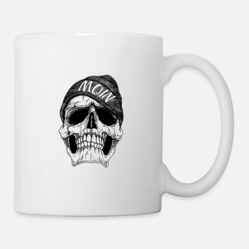 MOIN TOTENKOPF - Tasse - Weiß