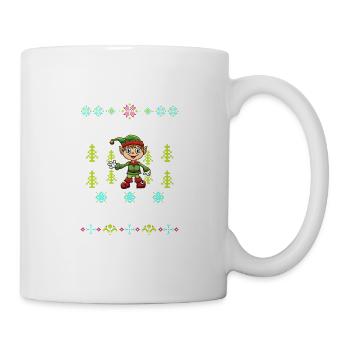 Elf You Elfin' Elf Noël - Mug blanc - blanc - Droite
