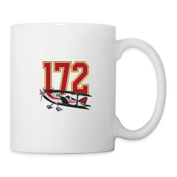 Flugzeug 172 - Tasse - Weiß - Rechts