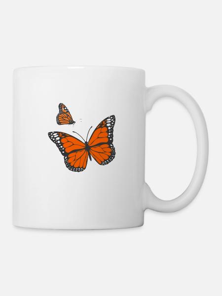 Monarch Butterfly - Tasse - Weiß