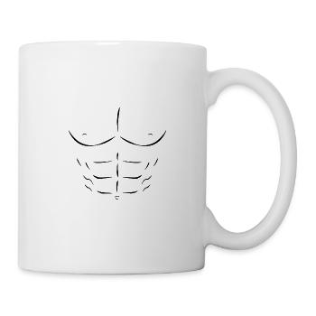 Sixpack -white Edition- - Tasse - Weiß - Rechts