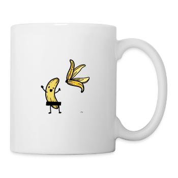 Banana Strip Gift Idea Food funny - Mug - white - Right