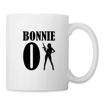 Pärchen Shirt · Bonnie und Clyde · Liebe Geschenk - Tasse - Weiß - Rechts