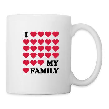 Familie - Tasse - Weiß - Rechts
