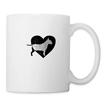 Chien Bull Terrier - Mug blanc - blanc - Droite