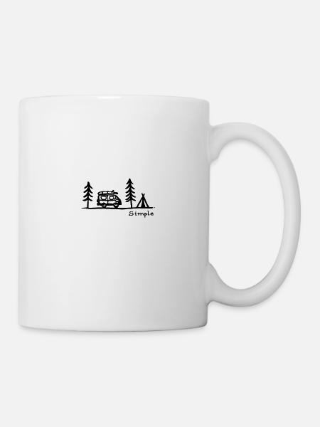simple - Tasse - Weiß