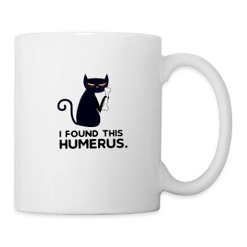 I Found This Humerus Cat Cats Humor Sayings - Mug - white - Right