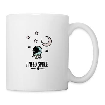 I need space - Mug - white - Right