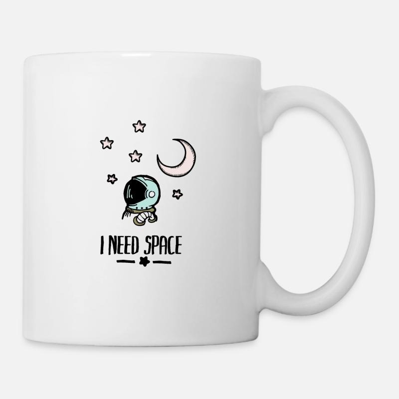 I need space - Mug - white