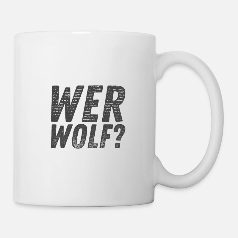 Wer Wolf - Tasse - Weiß