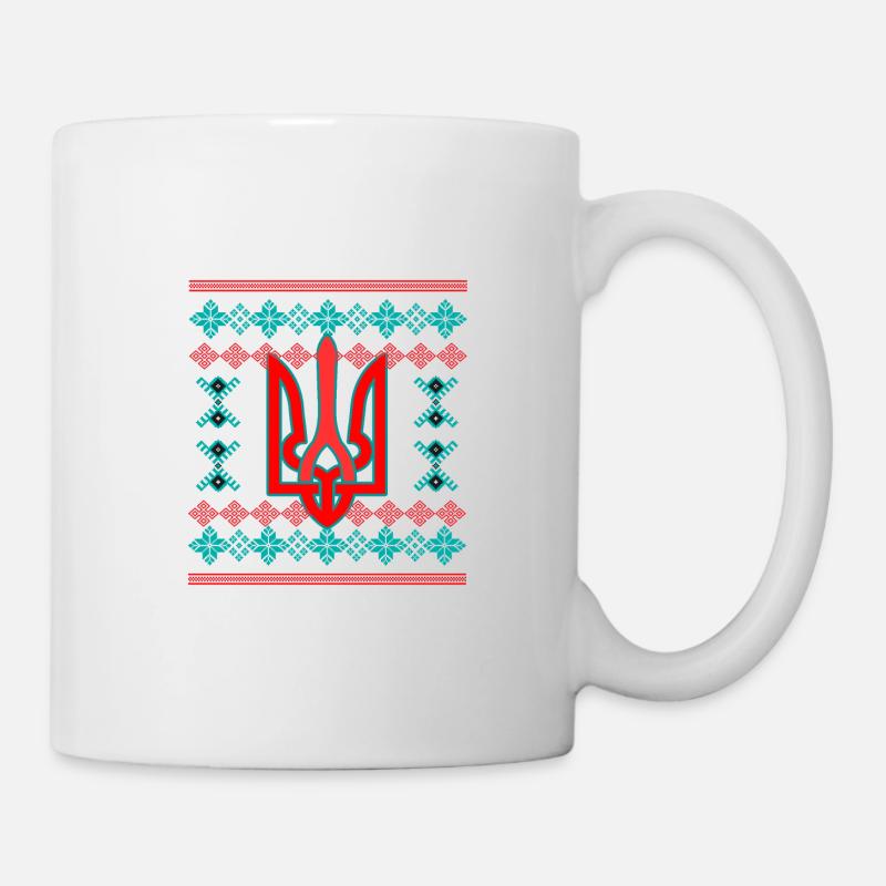 Ukrainewappen - Tasse - Weiß