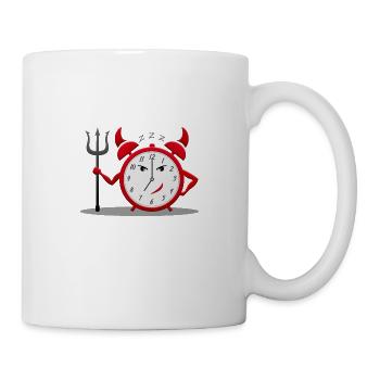 Teufel Wecker - Tasse - Weiß - Rechts