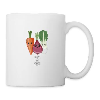 PEAVE LOVE LEGUMES végétarien végétalien - Mug blanc - blanc - Droite