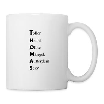 Thomas, name description - Mug - white - Right