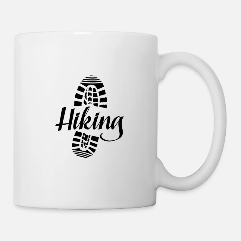 HIKING - Mug - white