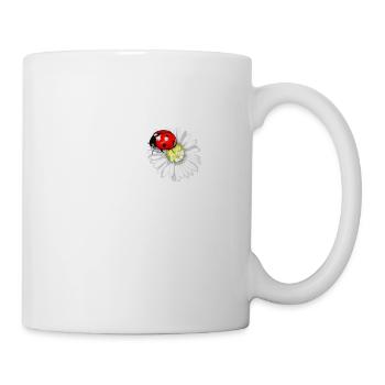 Marienkäfer - Tasse - Weiß - Rechts