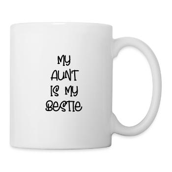 Auntie babe baby shower pregnancy gift - Mug - white - Right