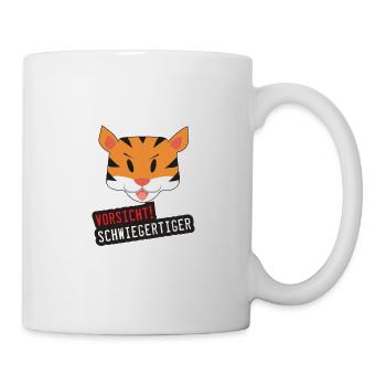 Méfiez-vous de la chemise mère-frère shrinkpower - Mug blanc - blanc - Droite