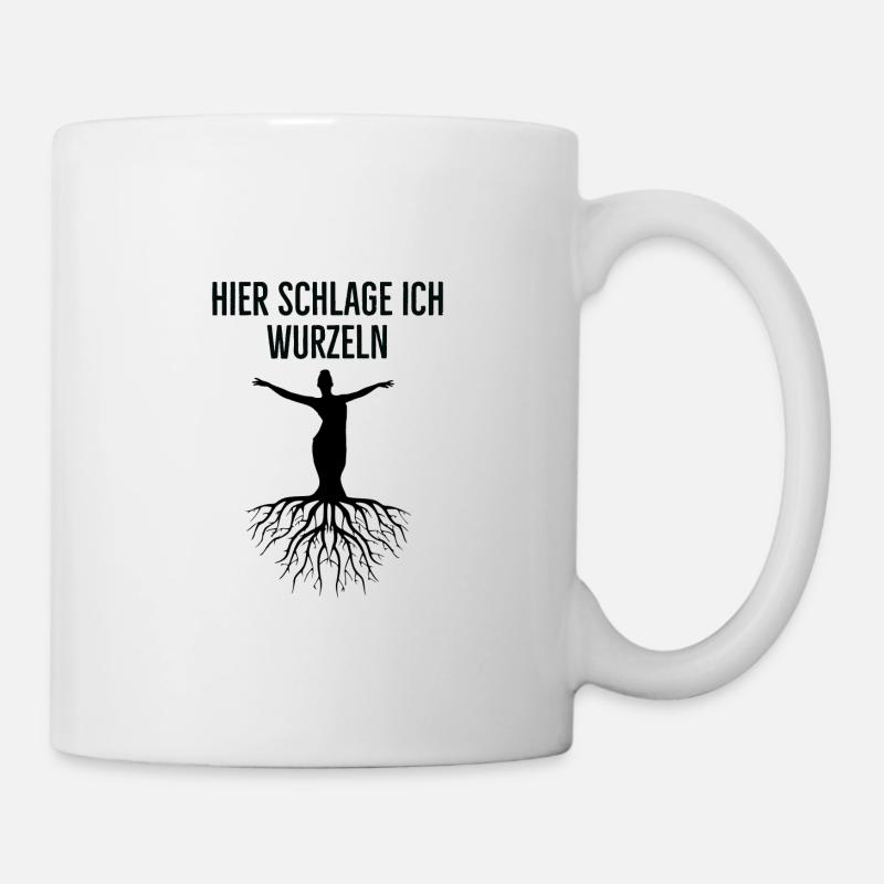 Prendre racine - Mug blanc - blanc