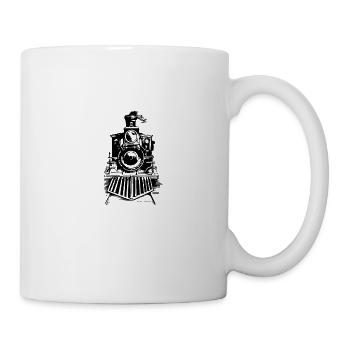 Lokomotive - Tasse - Weiß - Rechts
