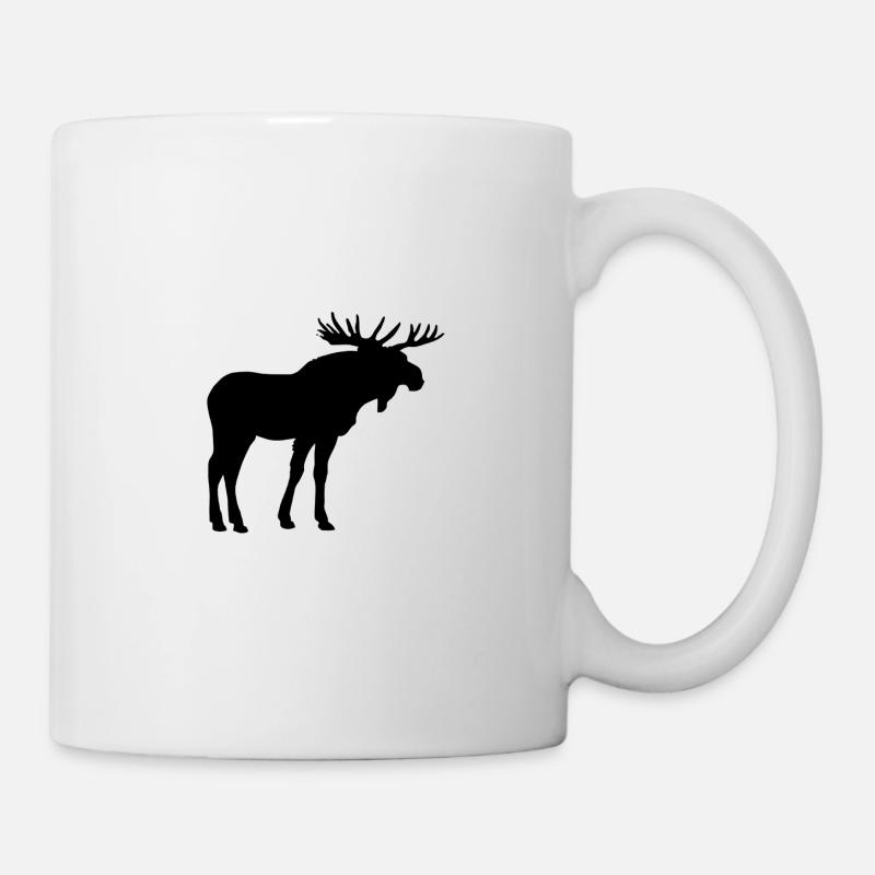Elche sind wunderschöne Tiere - Tasse - Weiß