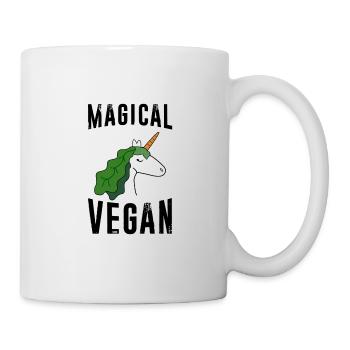 VEGAN Shirt · MAGICAL VEGAN · Cadeau - Mug blanc - blanc - Droite