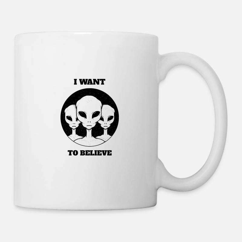 Alien - TShirt drôle - Mug blanc - blanc
