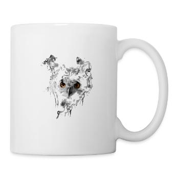 hibou - Mug blanc - blanc - Droite