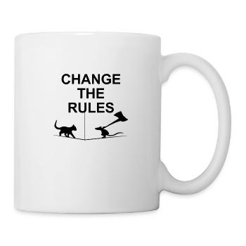 Change the rules Cat mouse with ax changing game - Mug - white - Right
