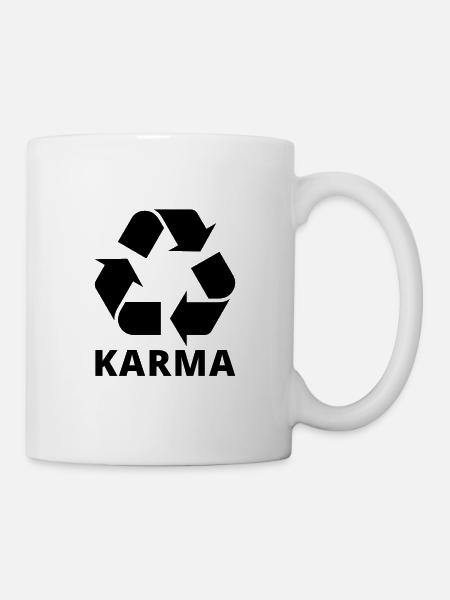 Karma - Tasse - Weiß