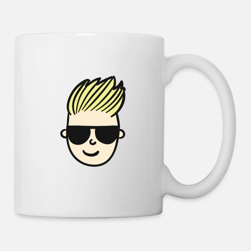 face - Mug - white