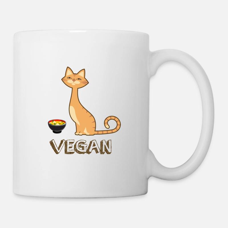 Chat Shirt · Développement durable · Cadeau bio - Mug blanc - blanc