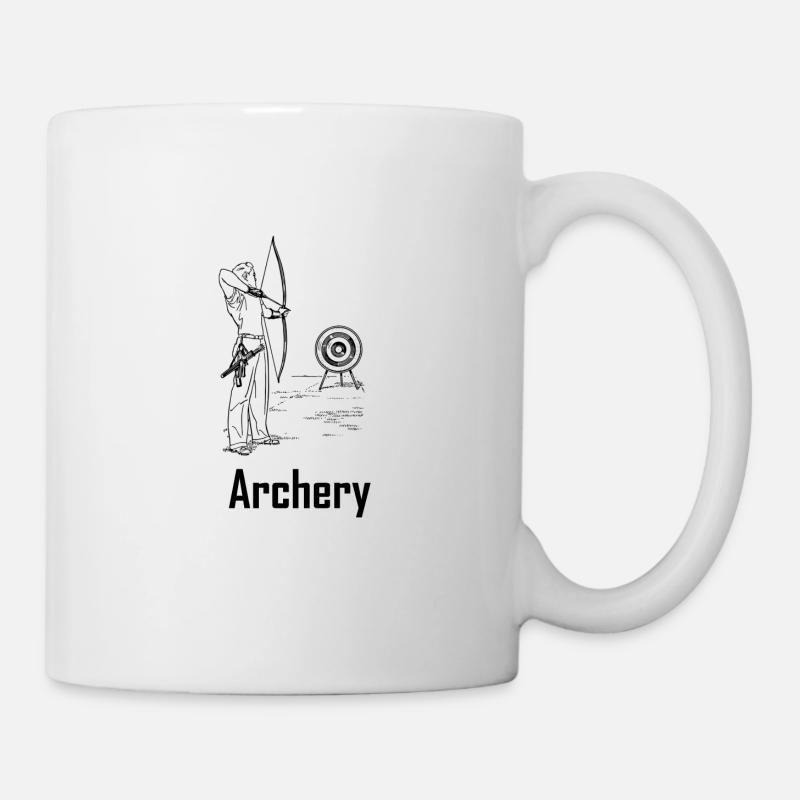 Archery Tir à l’arc Sport arc - Mug blanc - blanc