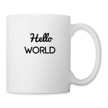 Hello world Programmierer Baby neugeboren - Tasse - Weiß - Rechts