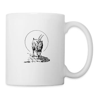Ziege Ziegenbock - Tasse - Weiß - Rechts