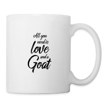 Ziege Ziegenbock - Tasse - Weiß - Rechts