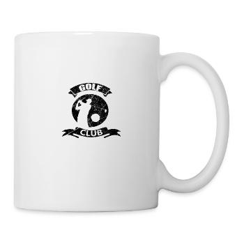 Golf - Golfen - Golfer - Tasse - Weiß - Rechts