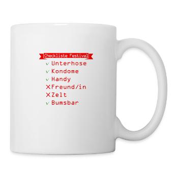 Checklist · Party · Festival Gift - Mug - white - Right