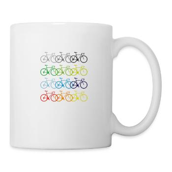 Bicycle Cycling bicycle courier BMX Bike Tour - Mug - white - Right