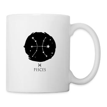Astrologie Fisch Pisces Sternzeichen Sternbild - Tasse - Weiß - Rechts
