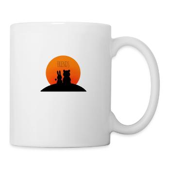 Friends bear and bunny - Mug - white - Right
